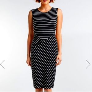 Knit bodycon midi dress